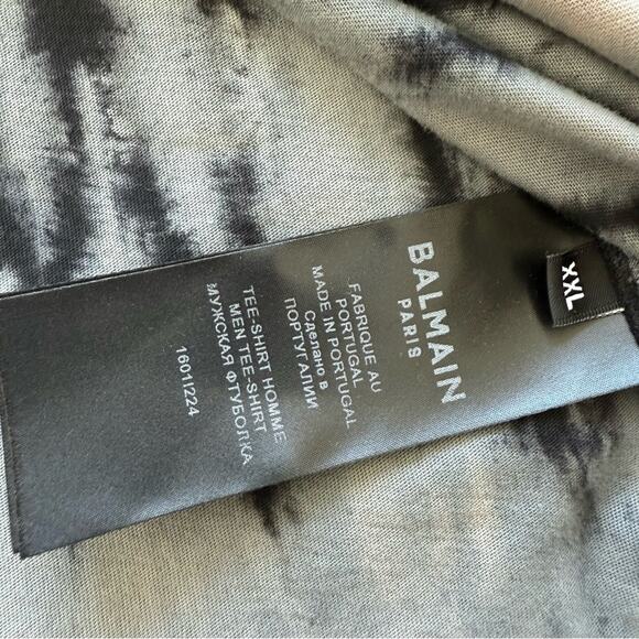 NEW!!! Balmain Paris men cotton Tshirt size XXL Authentic Retail 650$ - Picture 5 of 9